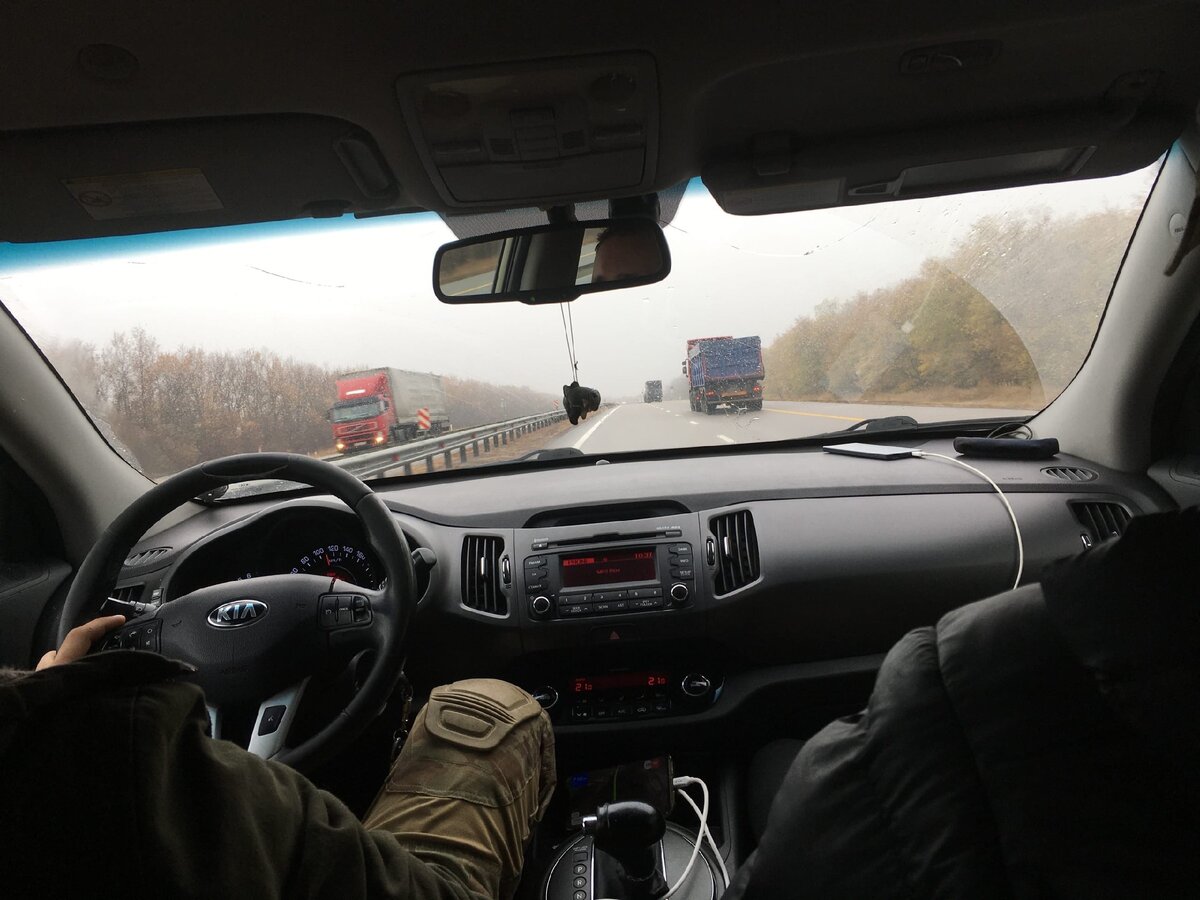 Поездка выдалась приличная. 3800+ километров.