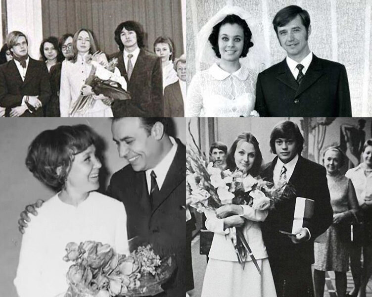 Тест. Свадебные фото советских знаменитостей. Часть 2