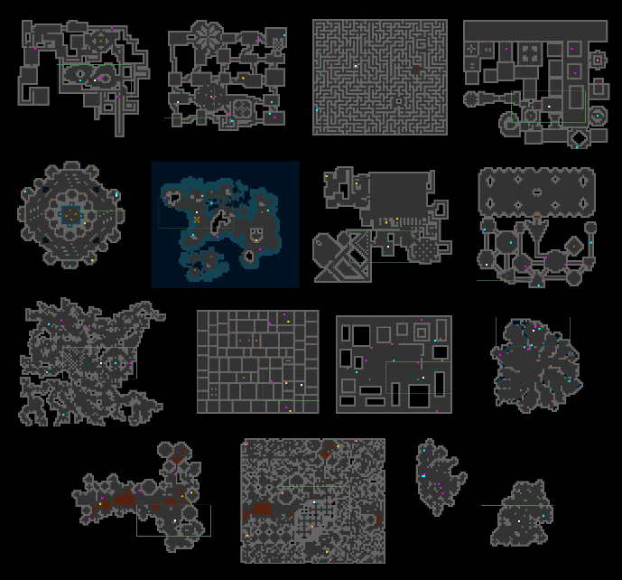 Процедурная генерация подземелий в roguelike 