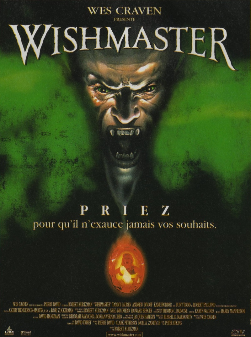 Ужасы 1997. Джин исполнитель желаний. Исполнитель желаний 1997 Постер.