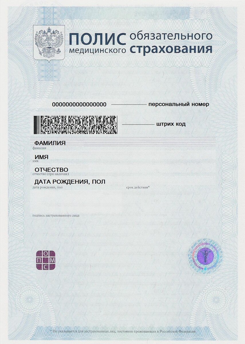 Полис ОМС.