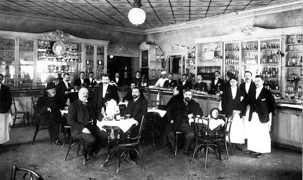 Провинциальный ресторан для состоятельных господ. 1900 г.