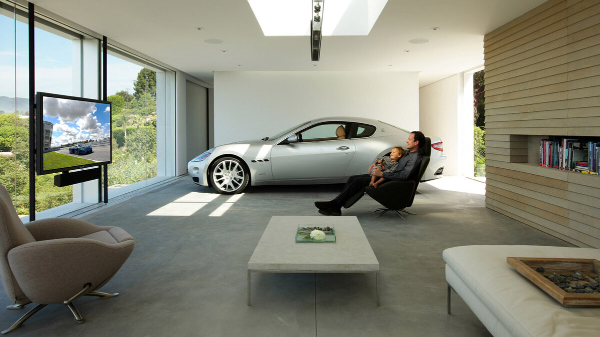 Гараж как дом, как обустроить гараж.