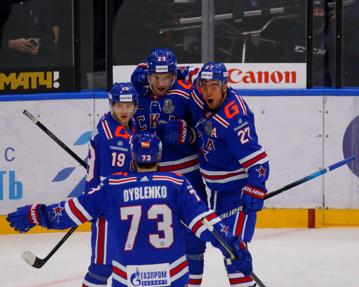 СКА обыграл минское "Динамо" со счётом 6:4 (Фото: Максим Константинов)