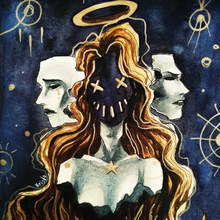 Источник: https://illustrators.ru, автор -  Kristo, картина: "Двойственность"