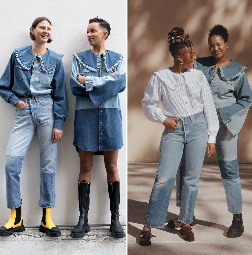 Levis & Ganni . Фото из интернета.