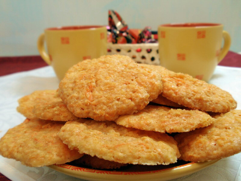 Морковное печенье
