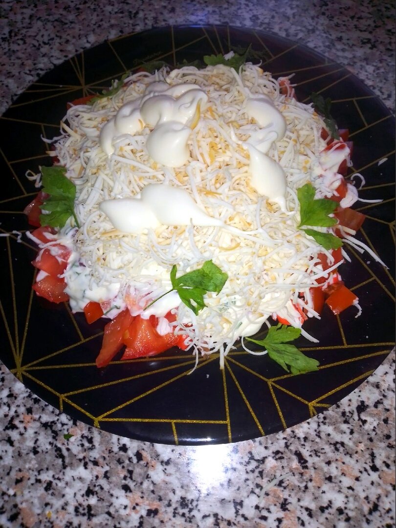 Крабовый салат без кукурузы - рецепты с фото