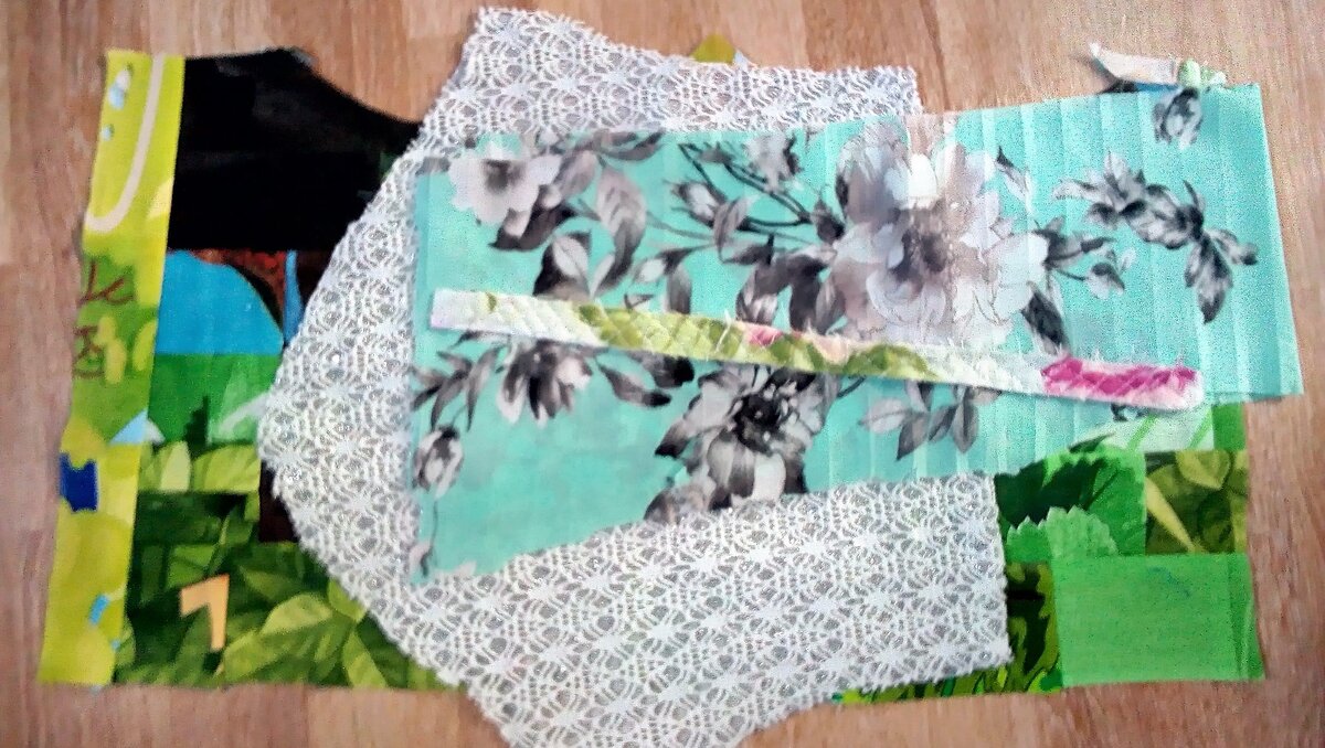 кусочки для создания лоскутного ремня