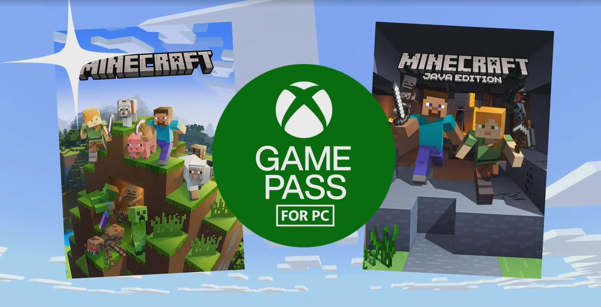 Скриншот из анонса Minecraft на Game Pass For PC