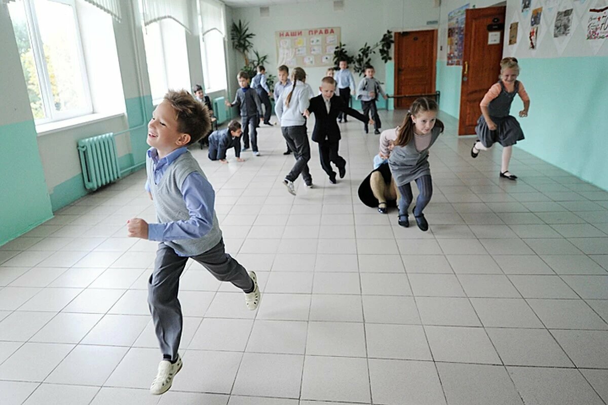 Перемена в школе