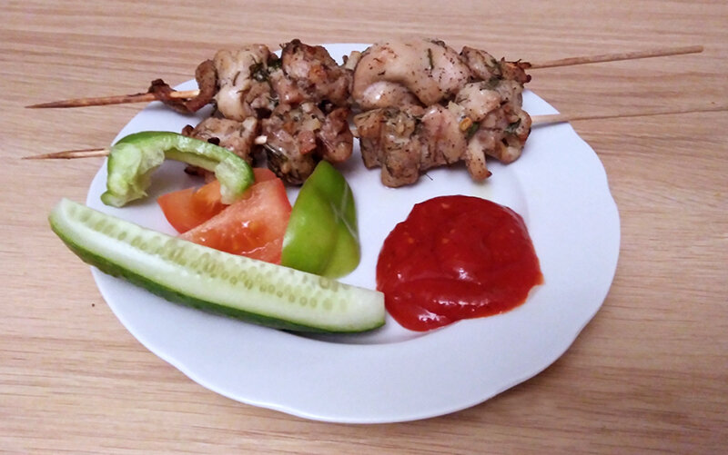 Шашлык из курицы 