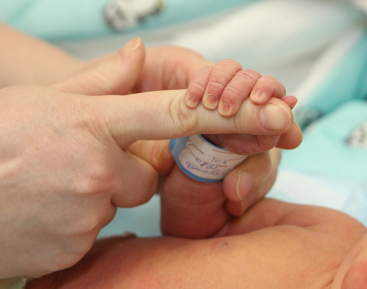 Авторское фото из роддома)