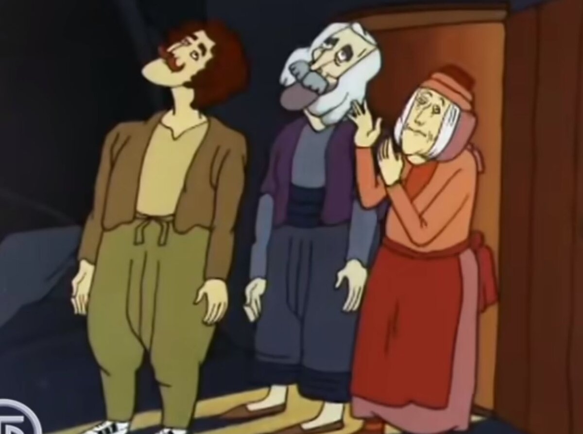 Парня с усами озвучил Леонид Белозорович