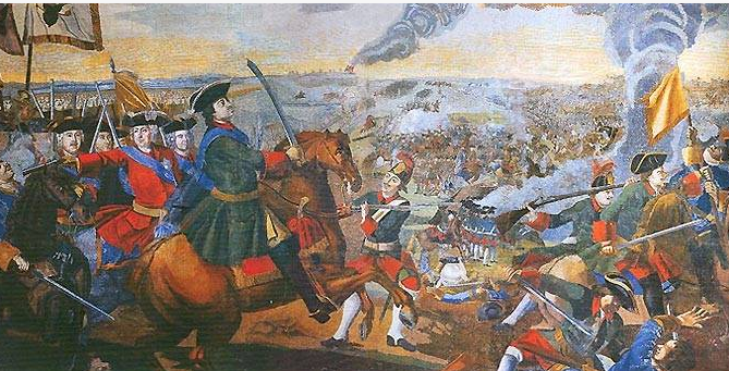 Полтавская битва 1709 год.