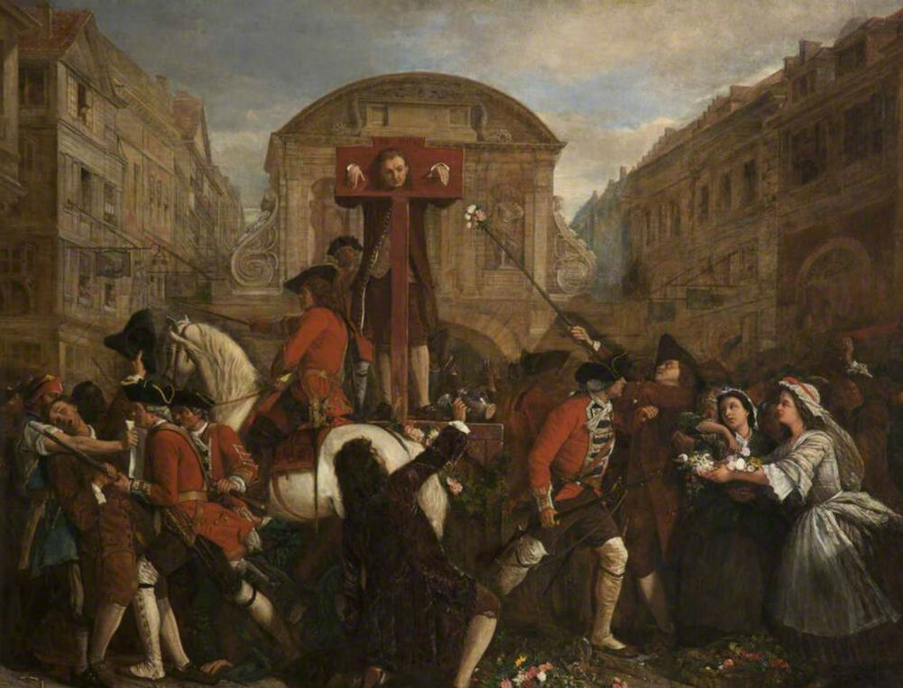 Дефо у позорного столба - этот факт он впоследствии описал в своем памфлете «Гимн позорному столбу».