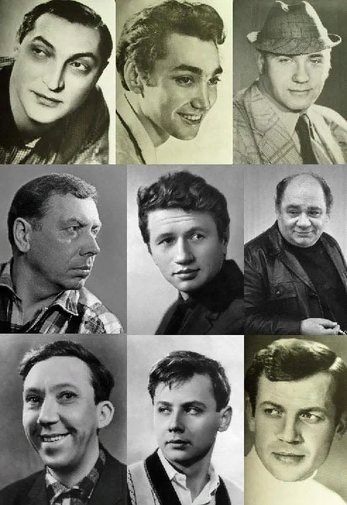 Фамилии известных советских актеров. Фото советских актеров.