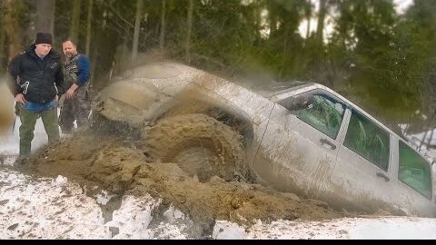 OFF ROAD Что может Уаз Патриот с двигателем от BMW Заруба Уазов и Suzuki Jimny на зимнем бездорожье