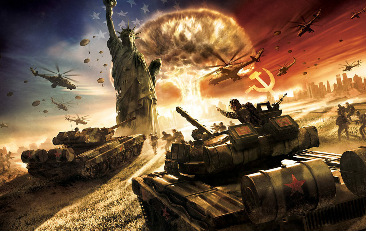 В игре "World in Conflict" пополнение юнитов происходит с помощью очков подкреплений посредством десанта на поле боя
