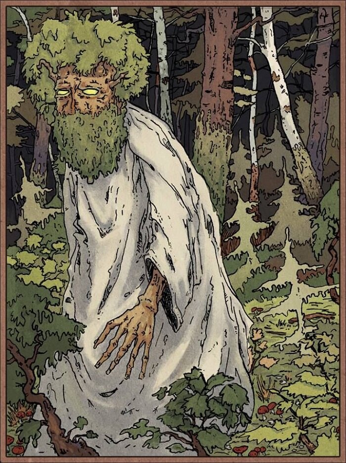 Леший. Художник Иван Билибин.