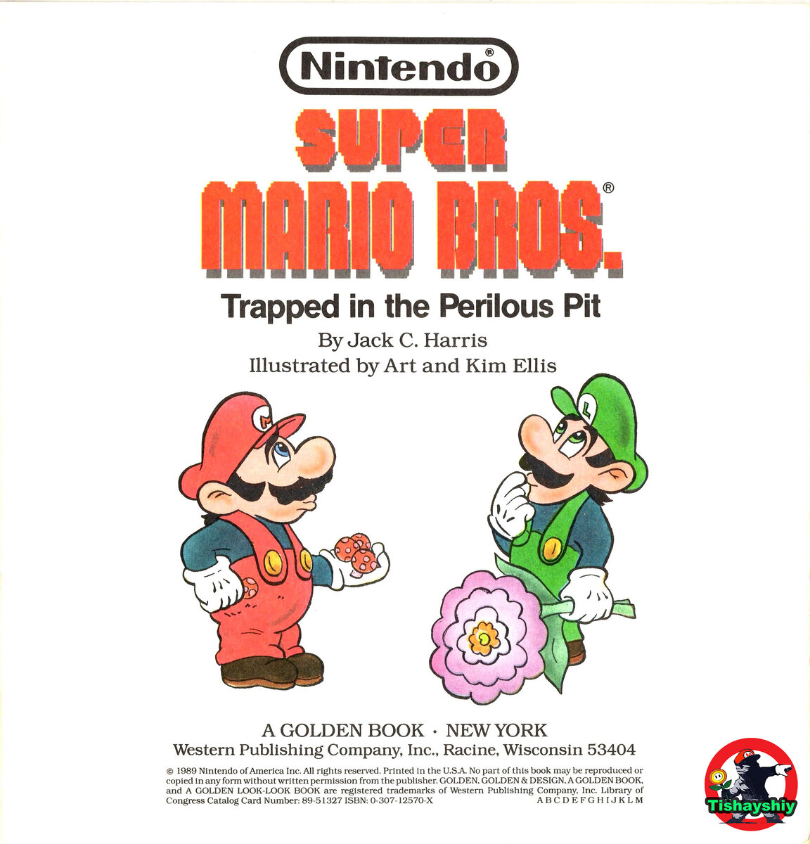 Детская книжка по мотивам игры Super Mario Bros. выпускавшаяся в 1989 году издательством Golden Books (Western Publishing Company) и лицензирована Nintendo of America. Super Mario Bros.-1-2