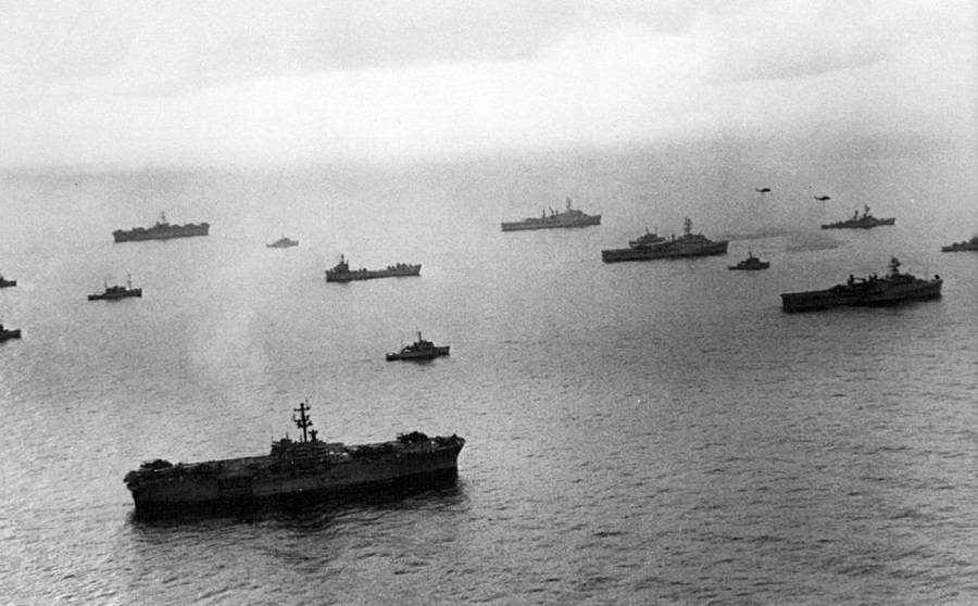 Корабли 78 оперативной группы следуют к берегам Вьетнама (фото: Wikimedia Commons/U.S. Navy) 