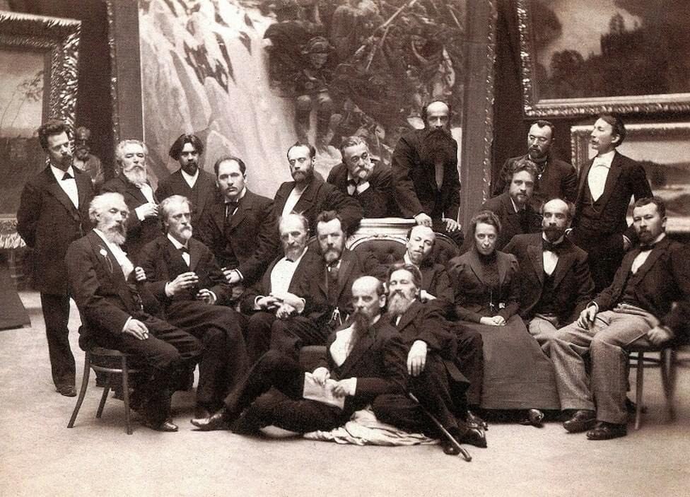 Художники передвижники xix века. Товарищество художников передвижников. ТПХВ передвижники. Групповой портрет художников передвижников. Товарищество художников передвижников участники