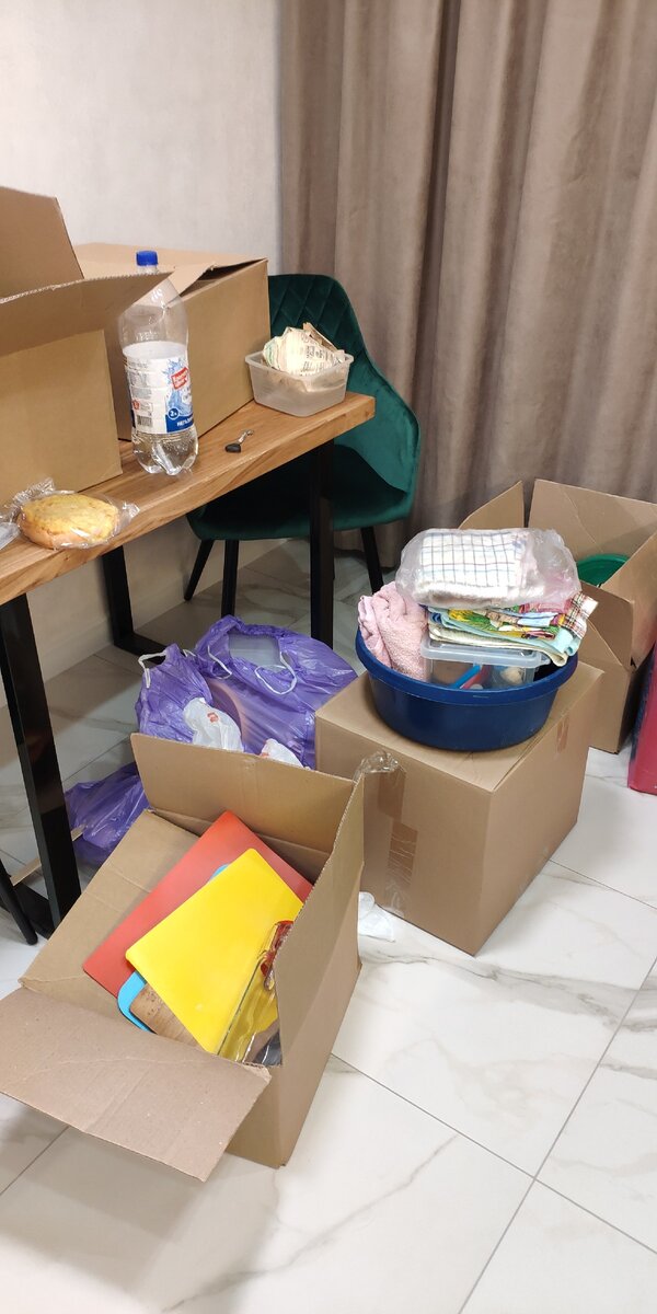 Переезд в разгаре