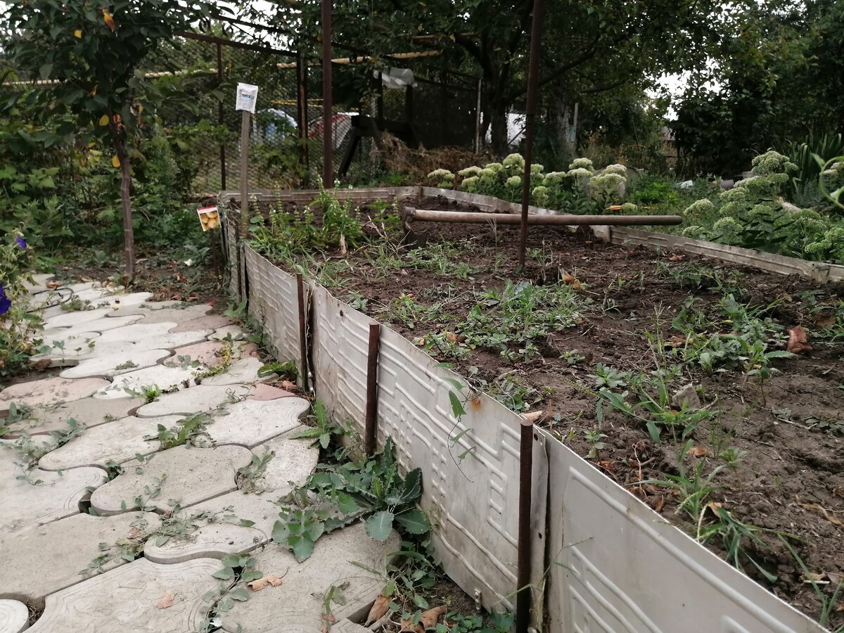 Грядки из ламинированной фанеры