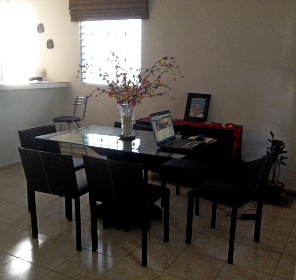 Рабочее место в мексиканском доме