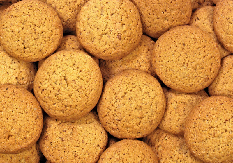 Овсяное печенье по ГОСТу. Иллюстрация по стандартной лицензии @protesto.ru