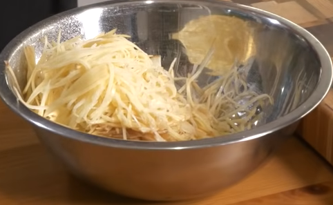 Результат нашего дранья картохи