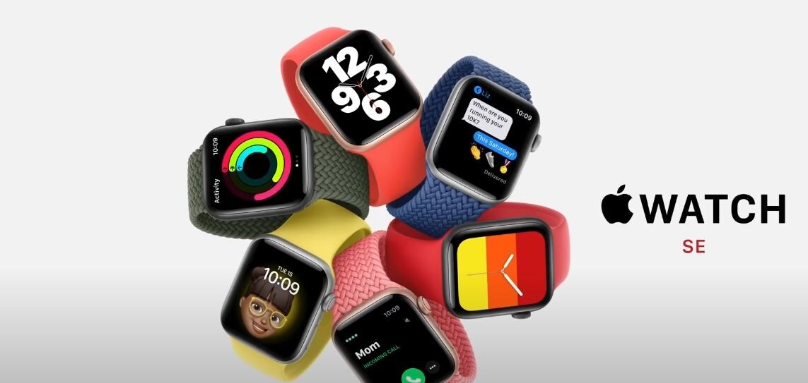 Часы Apple Wotch SE представленные компанией Apple 15 сентября 2020 года