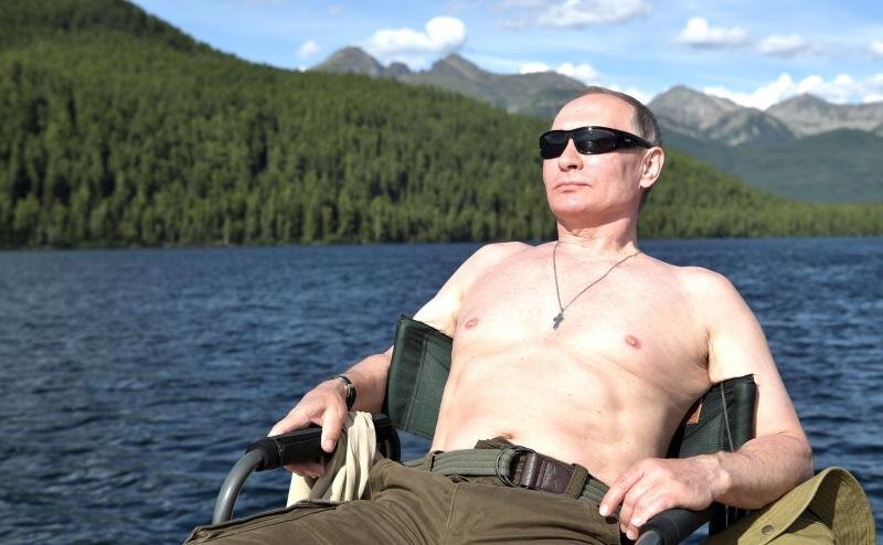 Известное фото с отдыха в республике Тыва в 2017 году