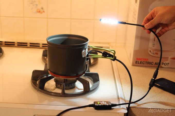 Как сделать термоэлектрический генератор и зарядить телефон теплом свечи