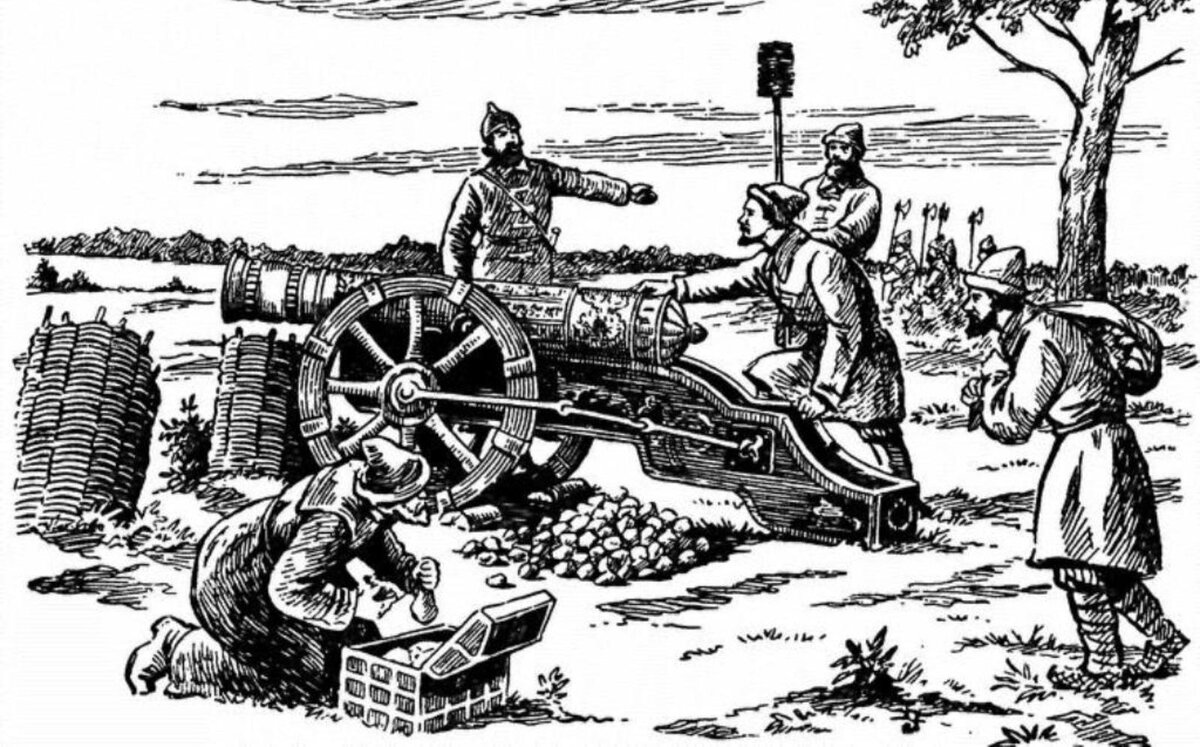 Осадная артиллерия XVI века. Источник: printerest.com