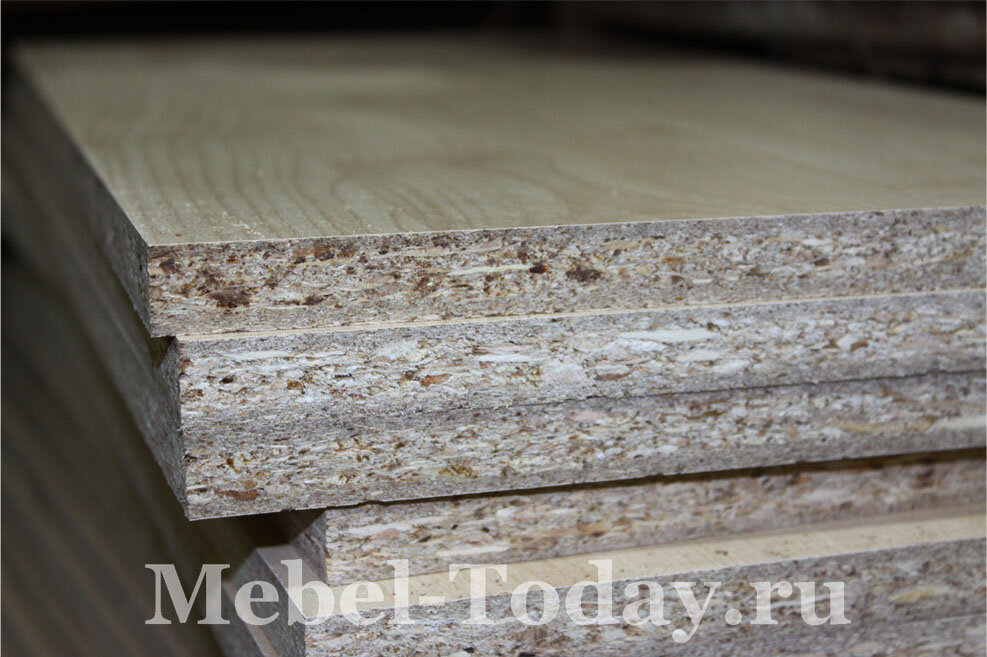 Пример неламинированной ДСП