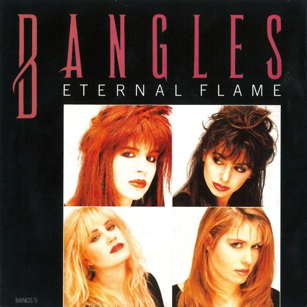 Обложка сингла "Eternal Flame" американской поп-рок-группы The Bangles