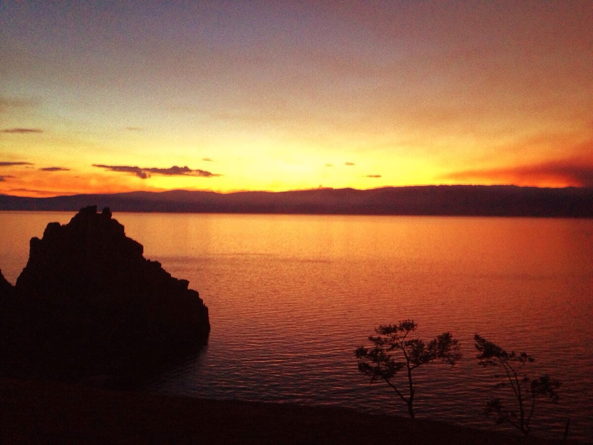 Как мы встретили закат на Ольхоне 