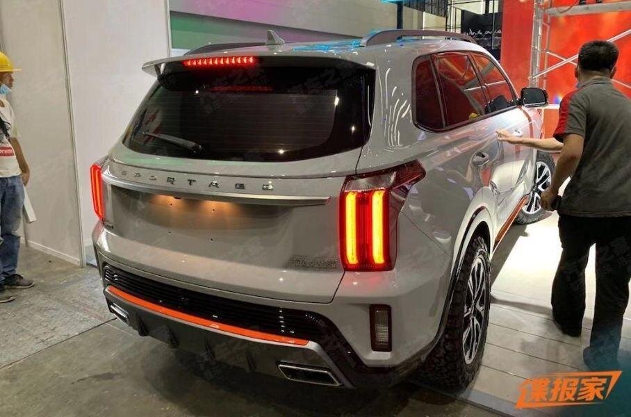 Новый Kia Sportage без камуфляжа(фото с портала autohome.com.cn)