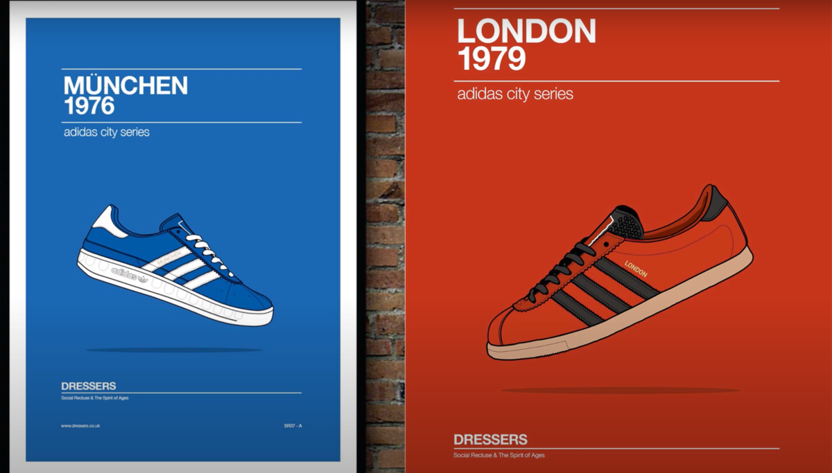 Adidas city store series poster