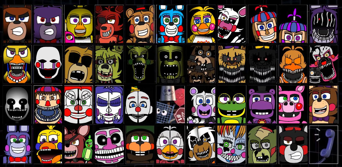 Fnaf 7 картинки