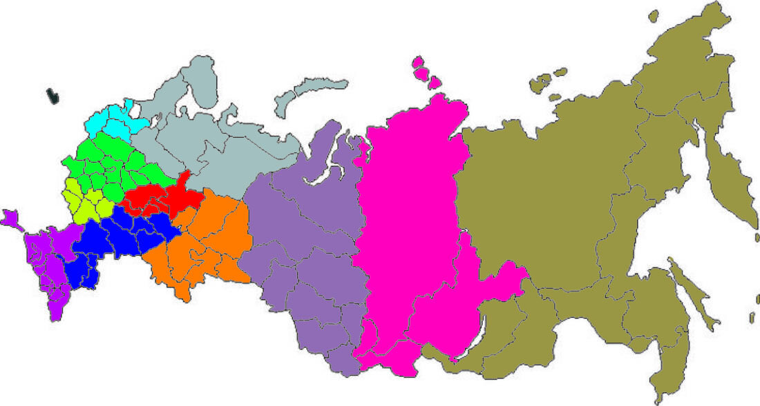 Экономические районы России