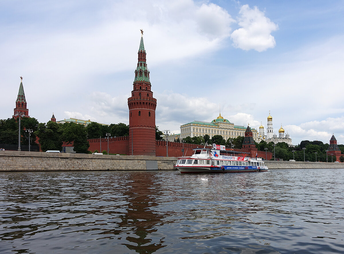 Вид на Кремль, Москва 