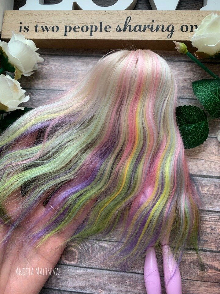 Так волосы выглядят сзади