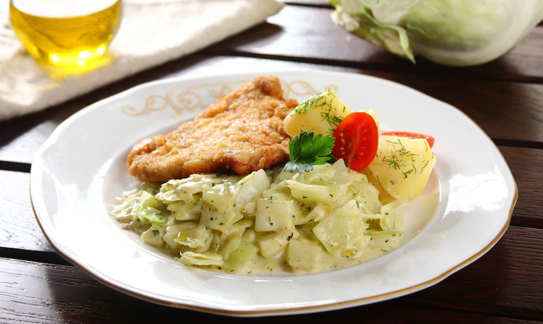 Классическая свиная отбивная с капустой пошаговый рецепт