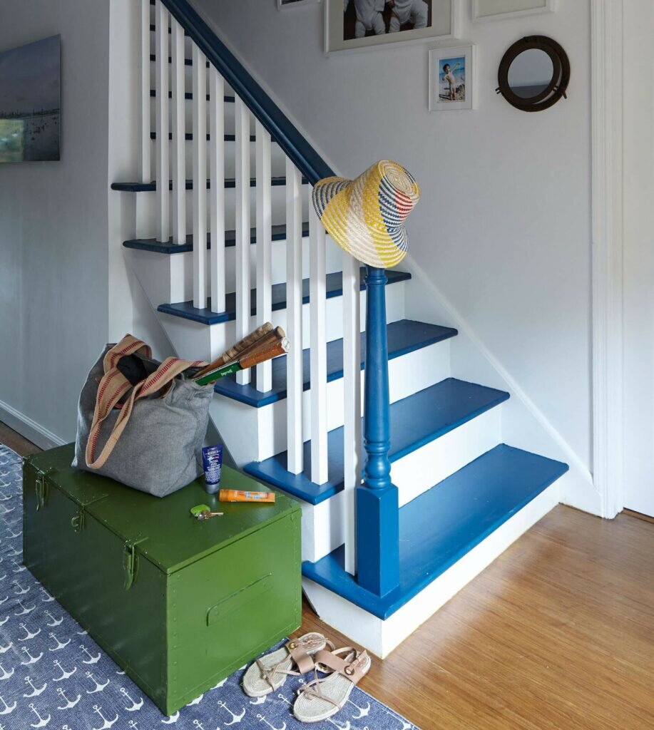 Modern Staircase with Plants