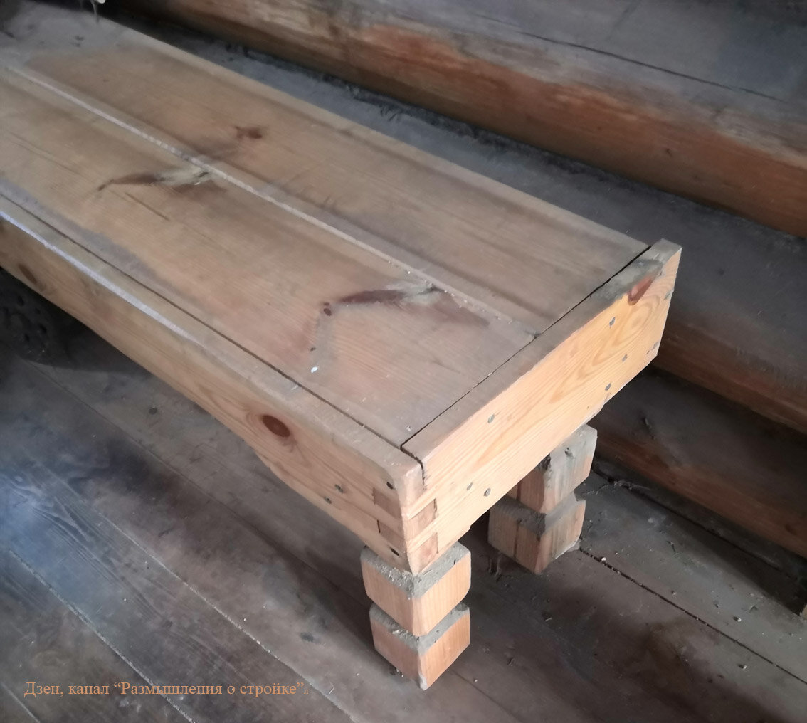 Завалинка на веранде