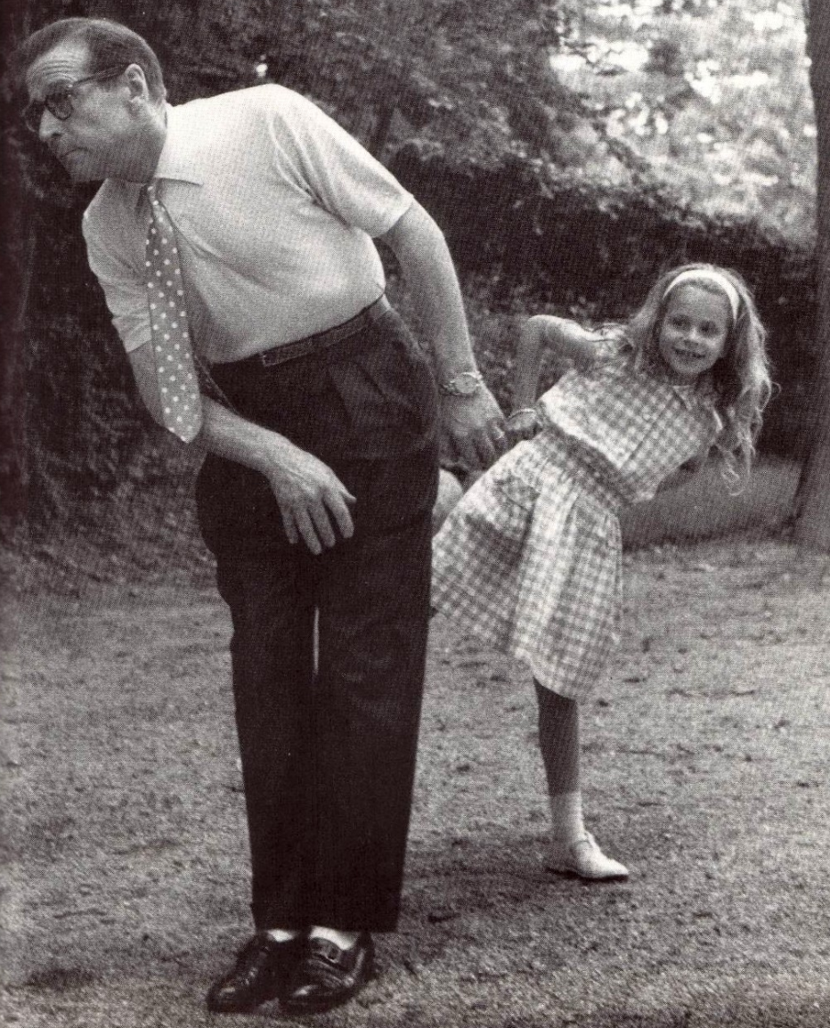 С дочерью Мари-Джо.