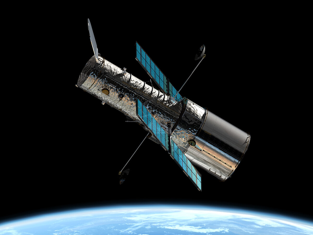 Космический телескоп "Хаббл", художественная концепция. Иллюстрация: ESA (Европейское космическое агентство)